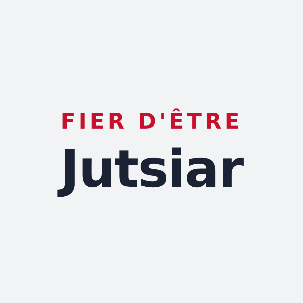 Poster « Fier d'être Jutsiar » — design pour Juxue