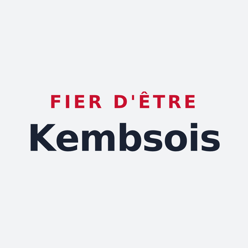 Poster « Fier d'être Kembsois » — design pour Kembs