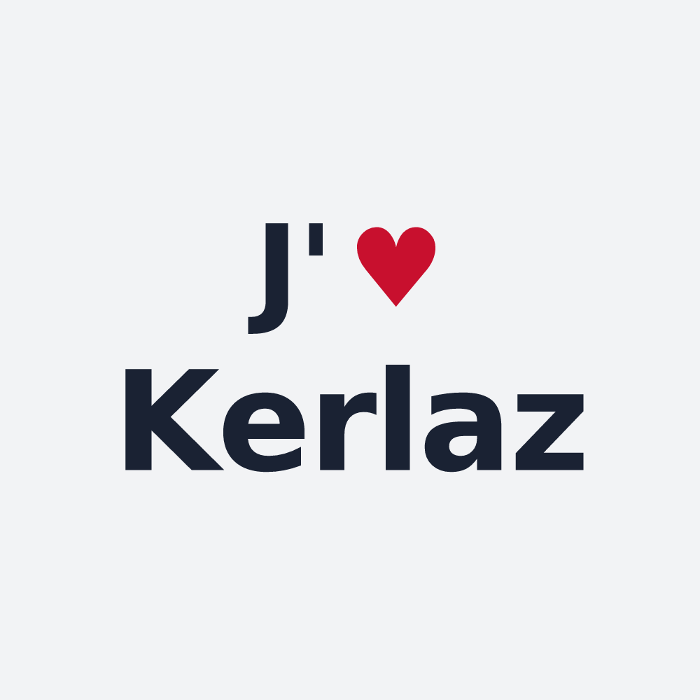 Poster personnalisé Kerlaz — design J'aime Kerlaz