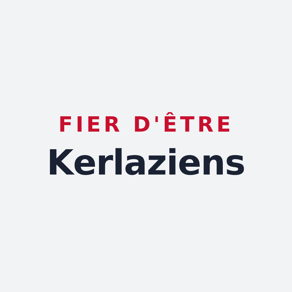 Poster « Fier d'être Kerlaziens » — design pour Kerlaz