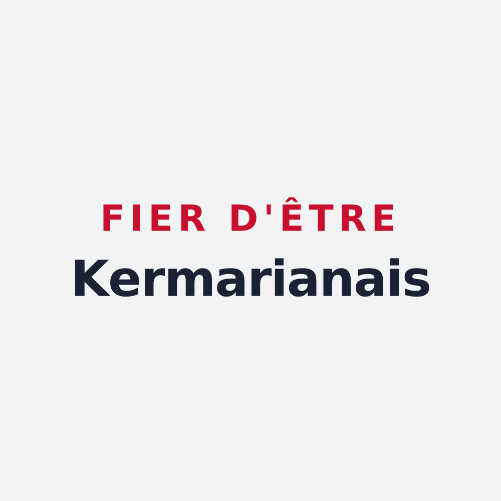 Poster « Fier d'être Kermarianais » — design pour Kermaria-Sulard