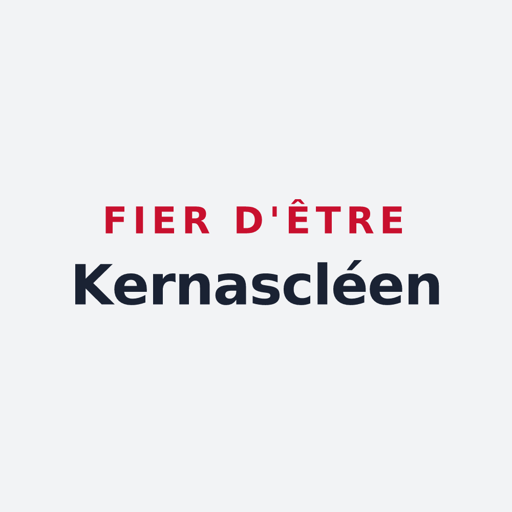Poster « Fier d'être Kernascléen » — design pour Kernascléden