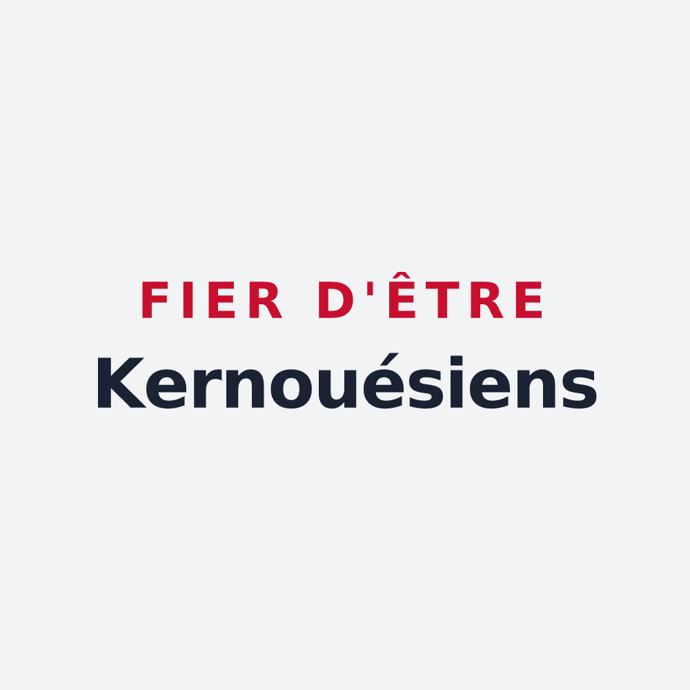 Poster « Fier d'être Kernouésiens » — design pour Kernouës