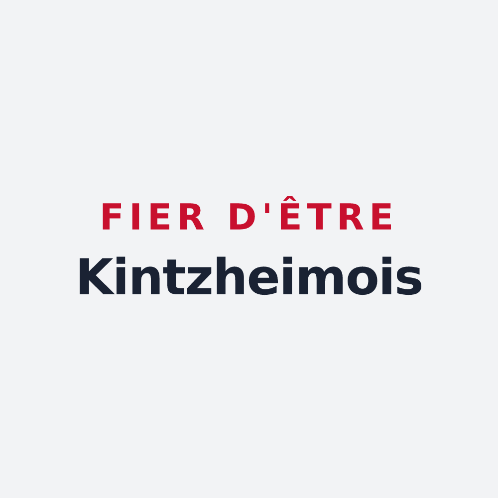 Poster « Fier d'être Kintzheimois » — design pour Kintzheim
