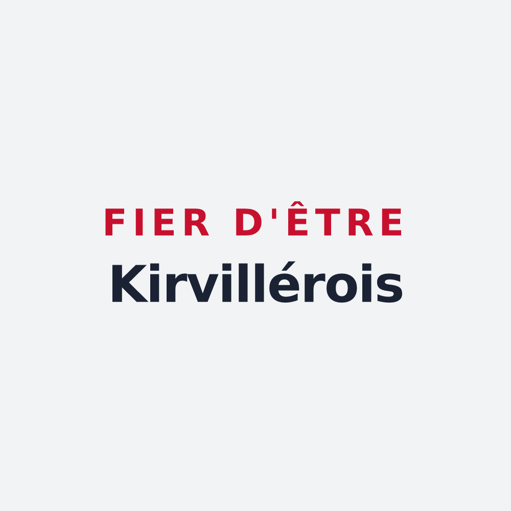 Poster « Fier d'être Kirvillérois » — design pour Kirviller