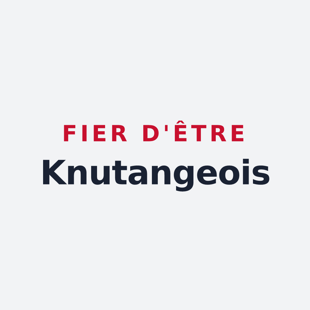 Poster « Fier d'être Knutangeois » — design pour Knutange