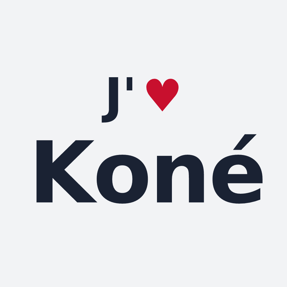 Poster personnalisé Koné — design J'aime Koné