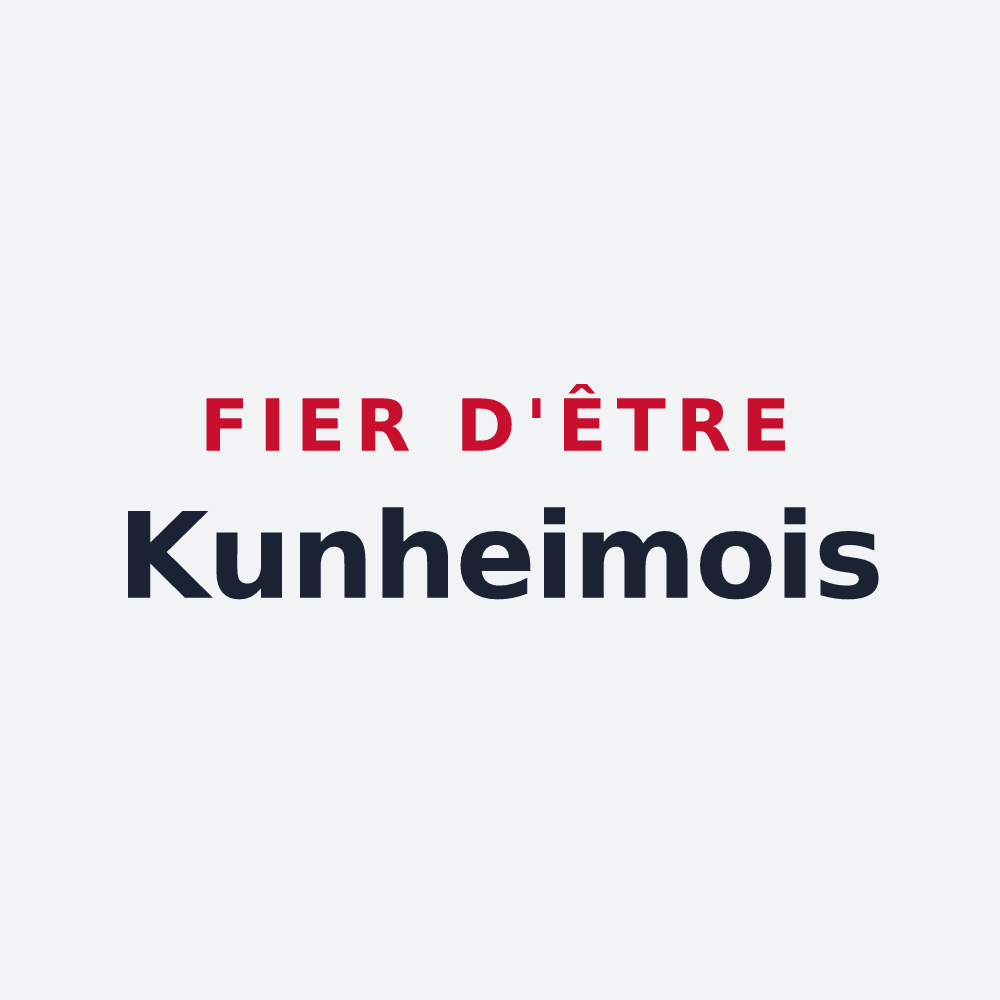 Poster « Fier d'être Kunheimois » — design pour Kunheim