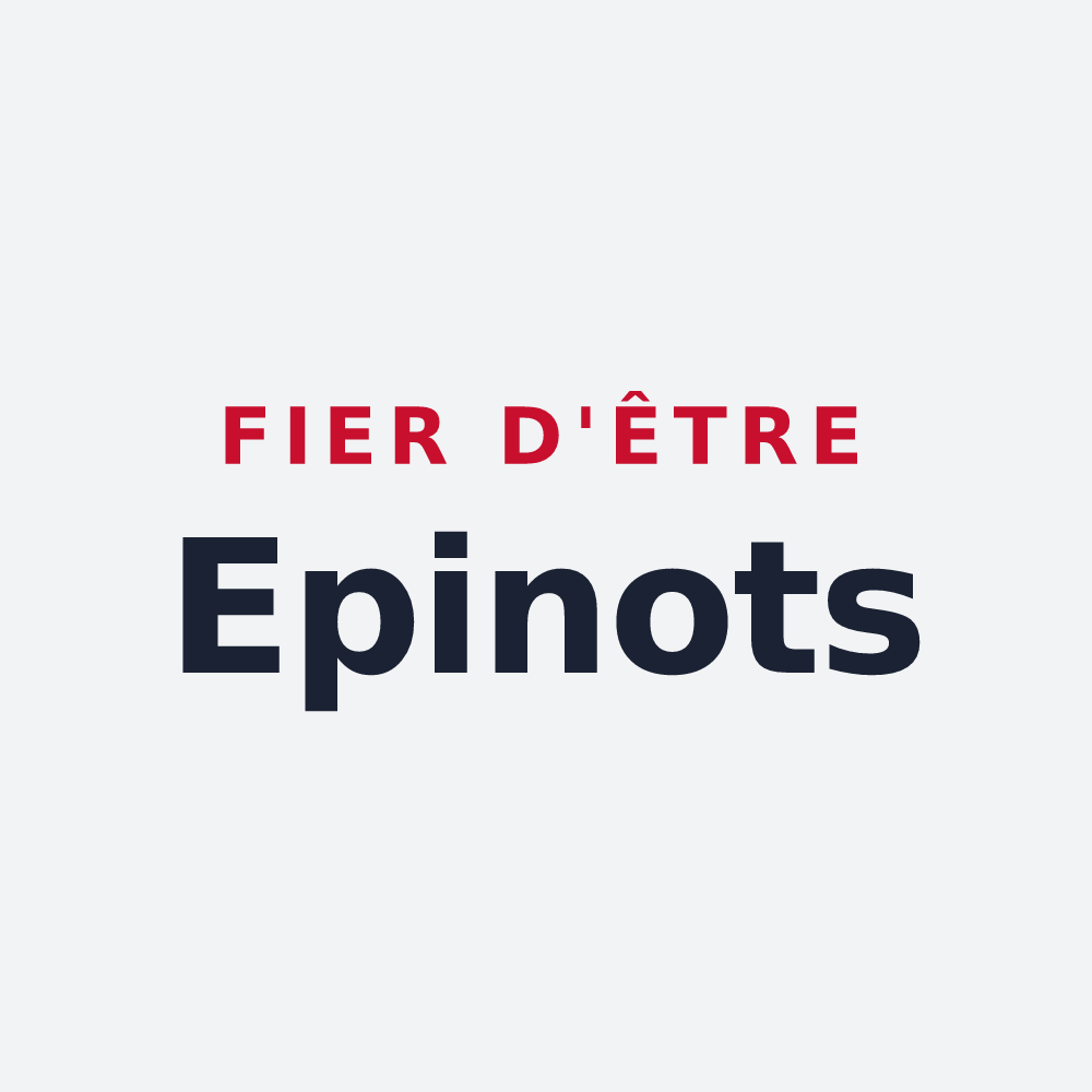 Poster « Fier d'être Epinots » — design pour L'Épine