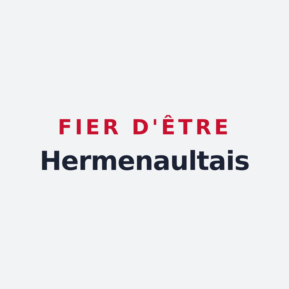 Poster « Fier d'être Hermenaultais » — design pour L'Hermenault