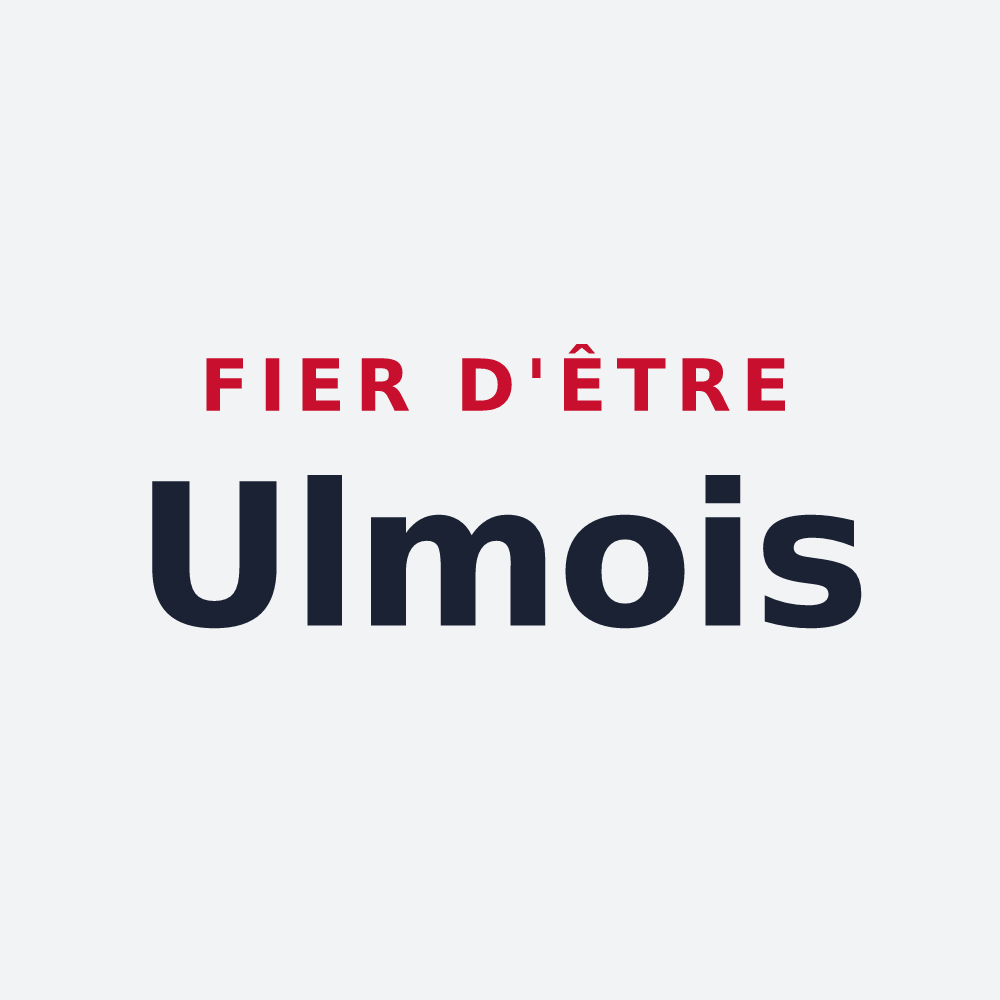 Poster « Fier d'être Ulmois » — design pour L'Hôme-Chamondot