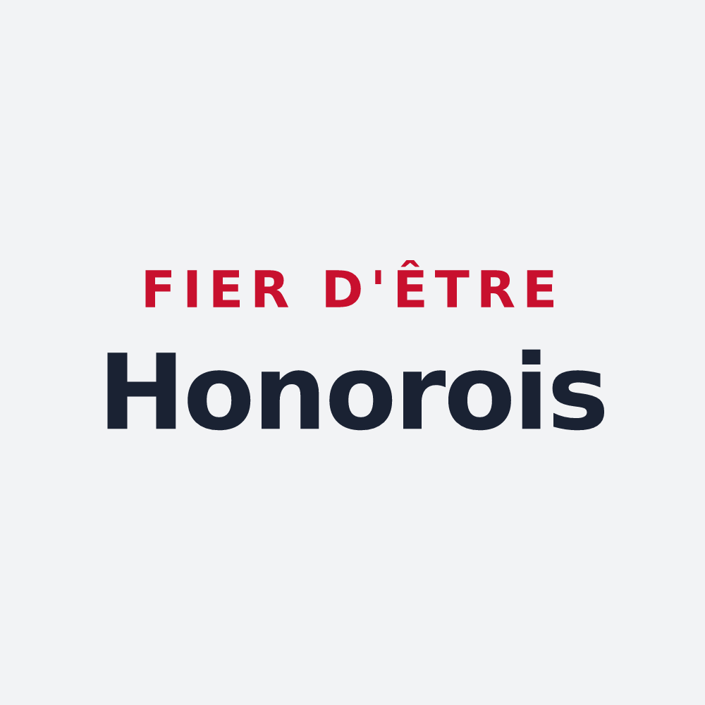 Poster « Fier d'être Honorois » — design pour L'Honor-de-Cos