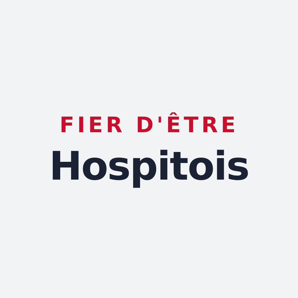 Poster « Fier d'être Hospitois » — design pour L'Hôpital-le-Mercier