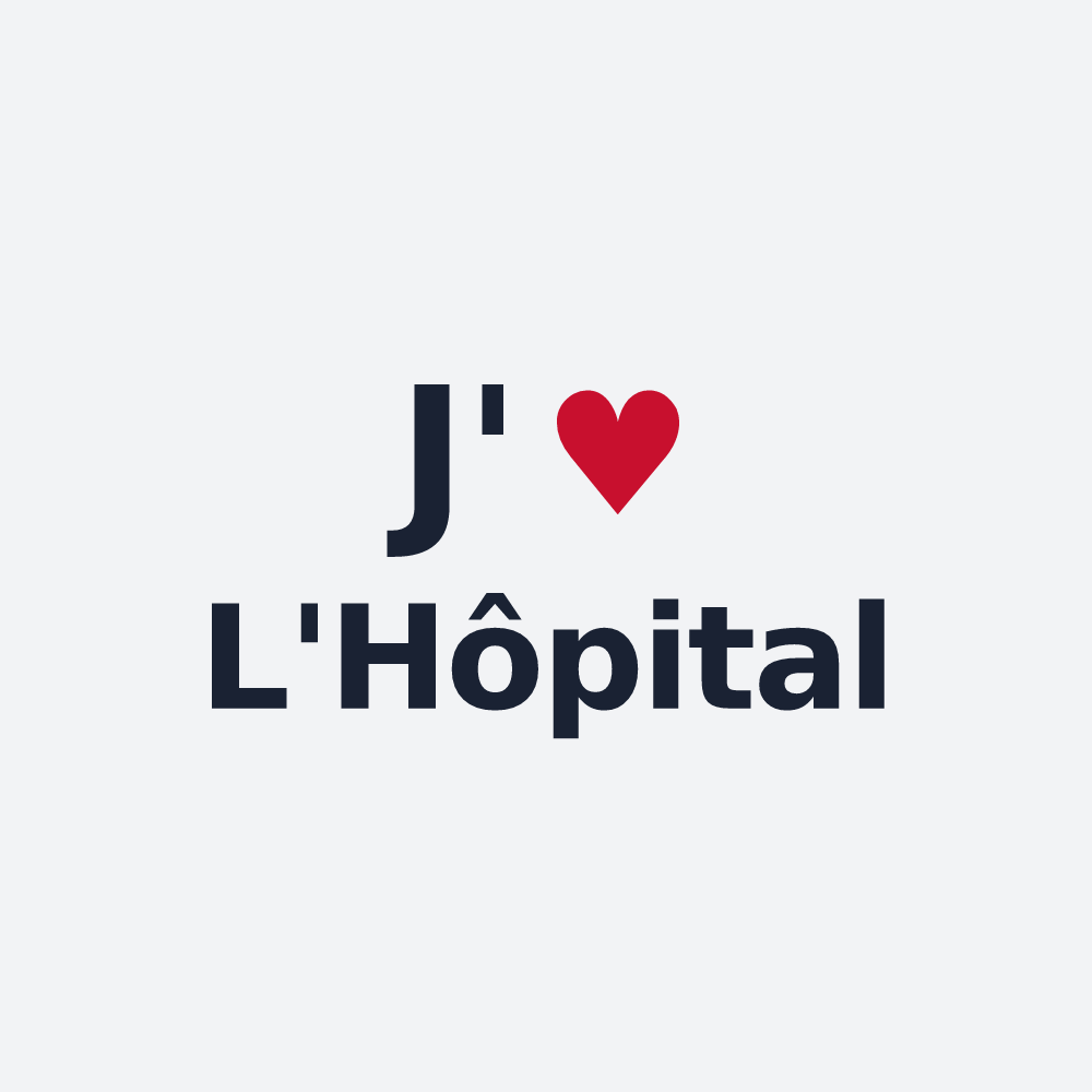 Poster personnalisé L'Hôpital — design J'aime L'Hôpital