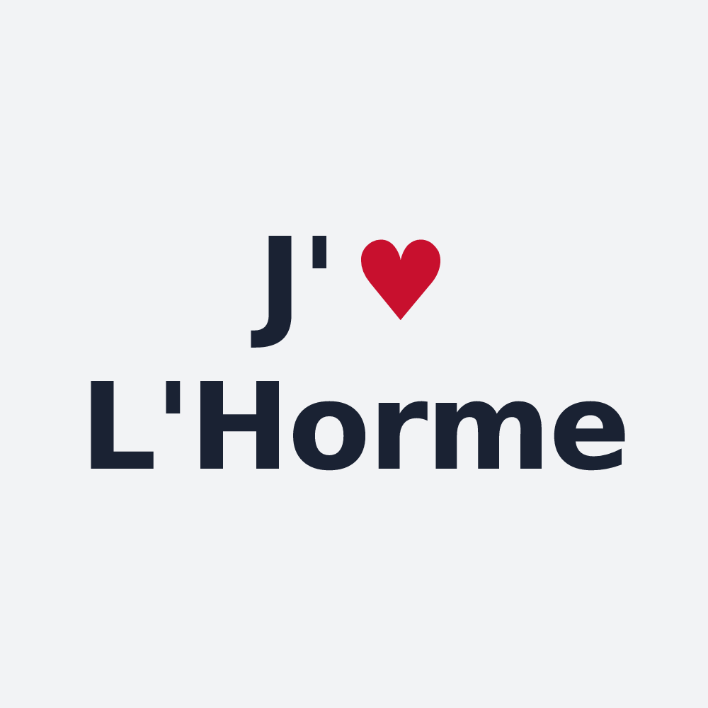 Poster personnalisé L'Horme — design J'aime L'Horme