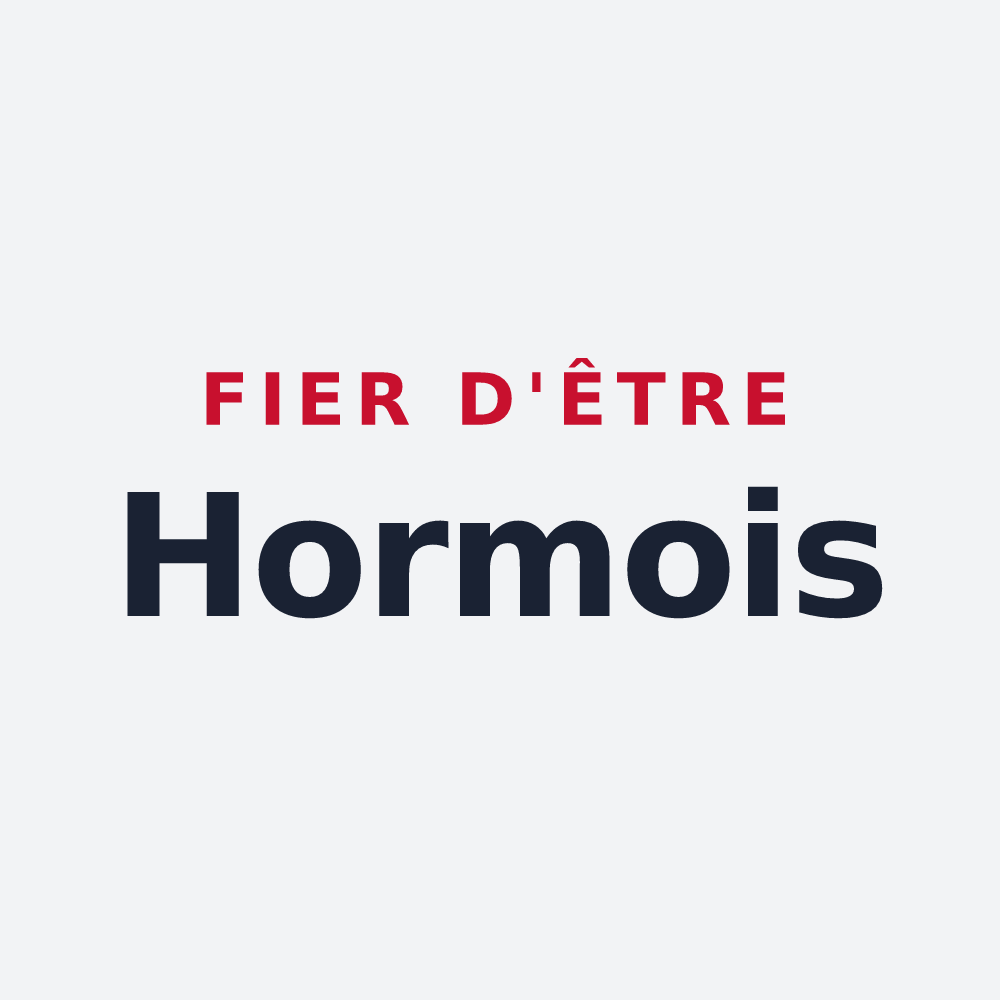 Poster « Fier d'être Hormois » — design pour L'Horme