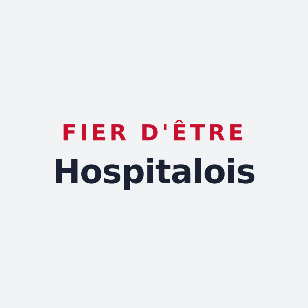 Poster « Fier d'être Hospitalois » — design pour L'Hospitalet-près-l'Andorre
