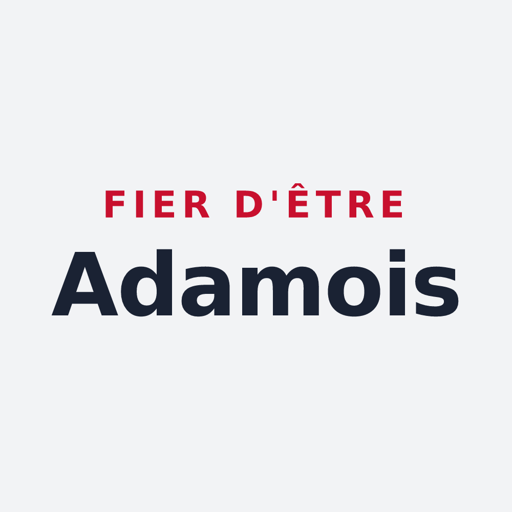 Poster « Fier d'être Adamois » — design pour L'Isle-Adam