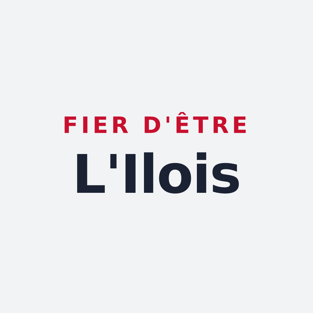 Poster « Fier d'être L'Ilois » — design pour L'Isle-Arné