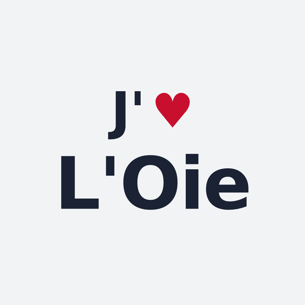 Poster personnalisé L'Oie — design J'aime L'Oie