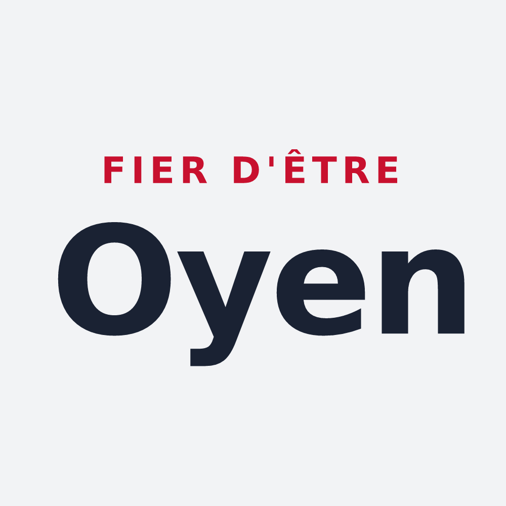 Poster « Fier d'être Oyen » — design pour L'Oie