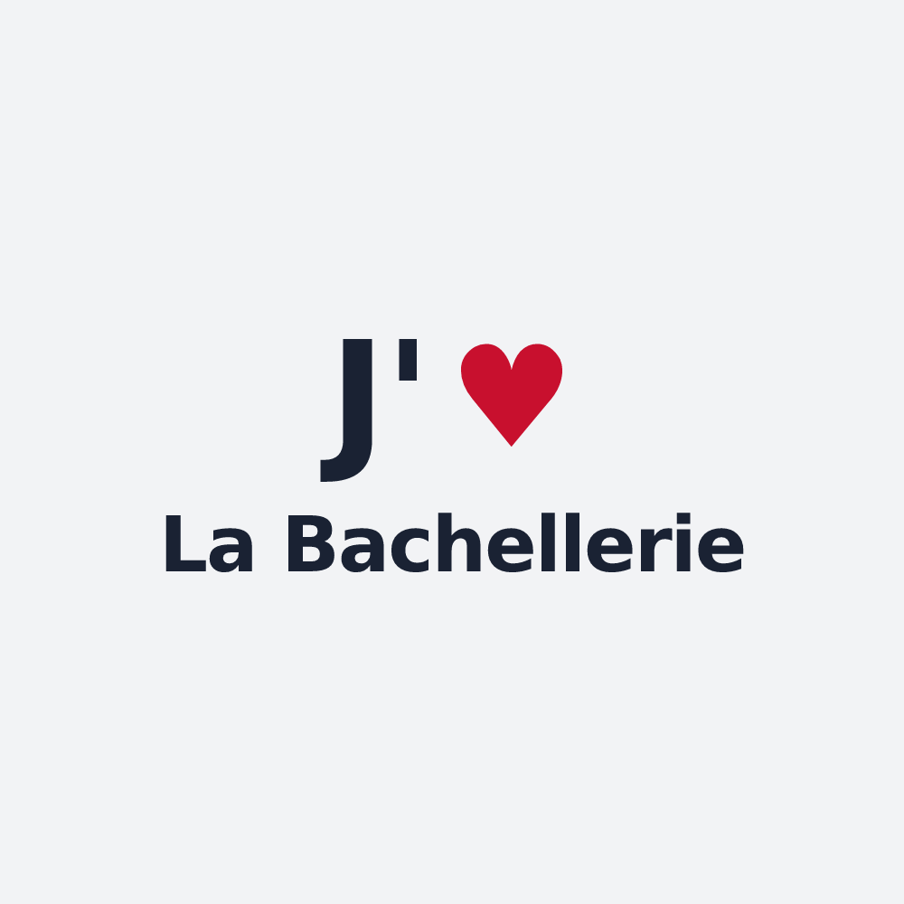 Poster personnalisé La Bachellerie — design J'aime La Bachellerie