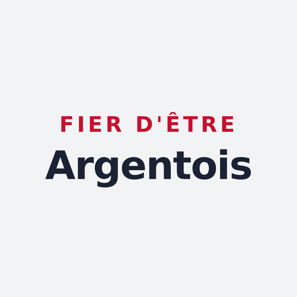 Poster « Fier d'être Argentois » — design pour La Baffe
