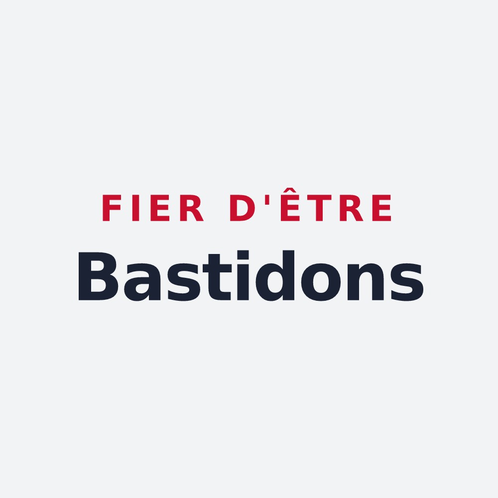 Poster « Fier d'être Bastidons » — design pour La Bâtie-Neuve