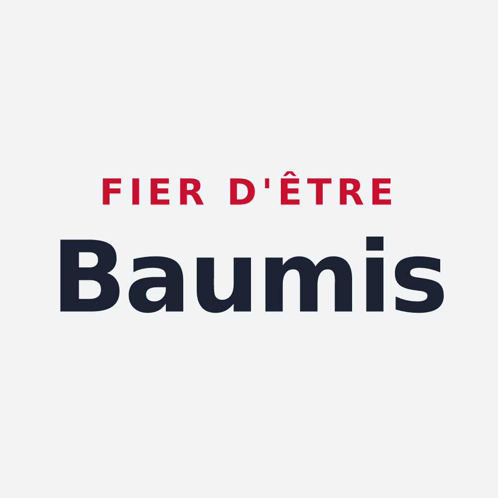 Poster « Fier d'être Baumis » — design pour La Baume