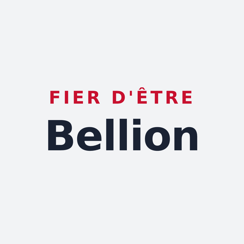 Poster « Fier d'être Bellion » — design pour La Bellière