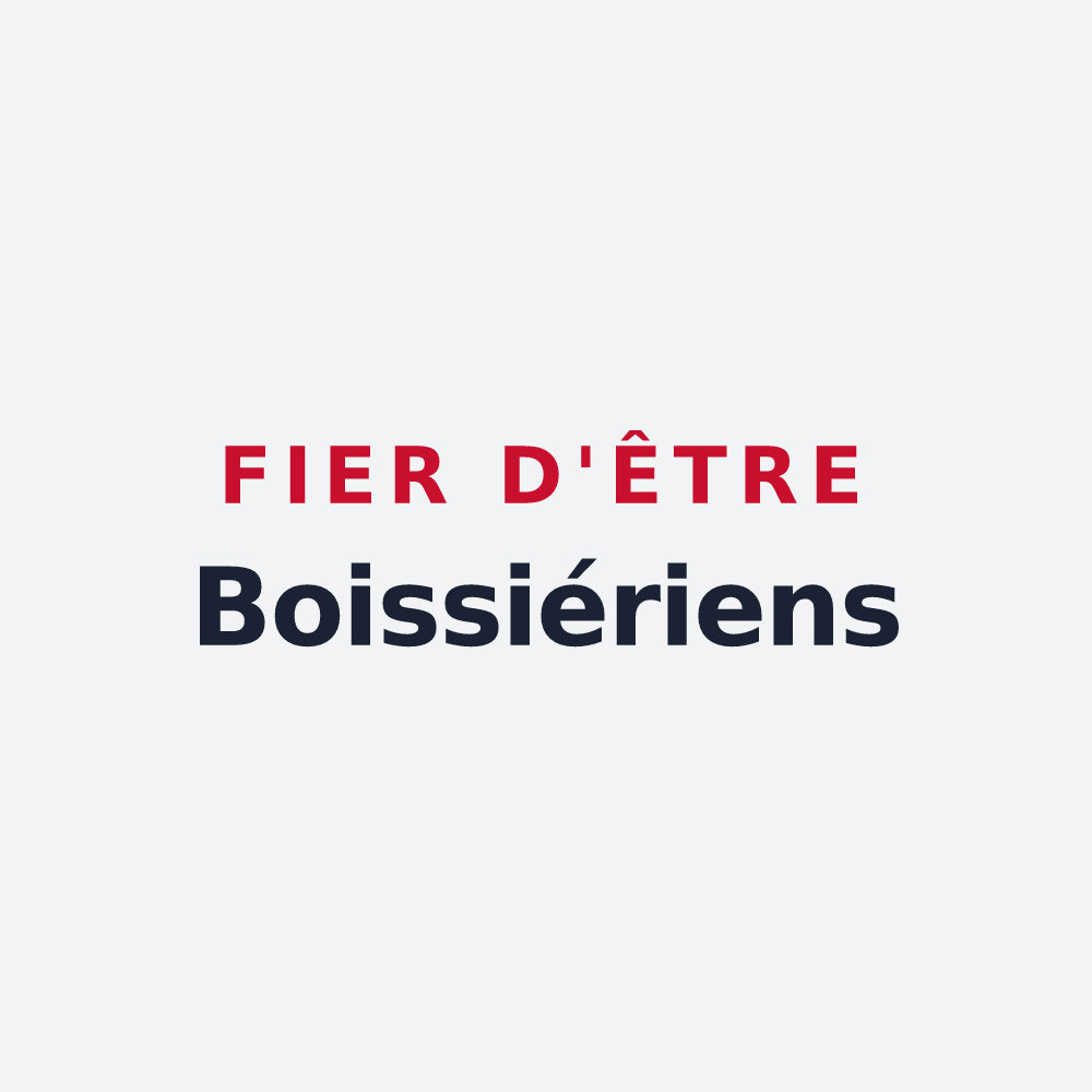 Poster « Fier d'être Boissiériens » — design pour La Boissière-du-Doré