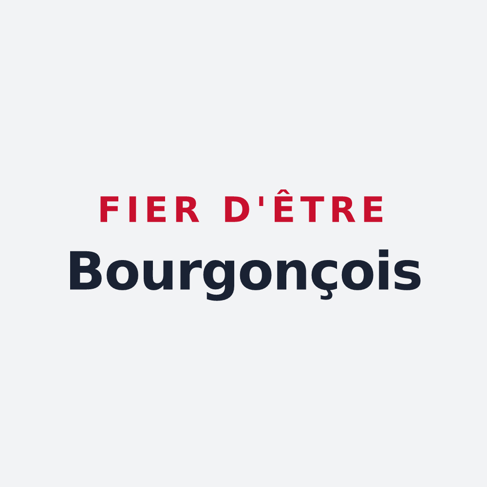 Poster « Fier d'être Bourgonçois » — design pour La Bourgonce