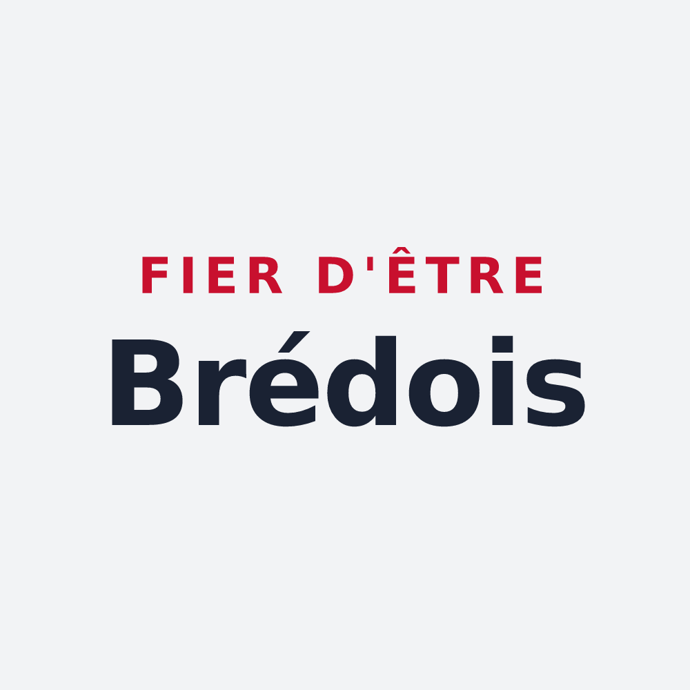 Poster « Fier d'être Brédois » — design pour La Brède