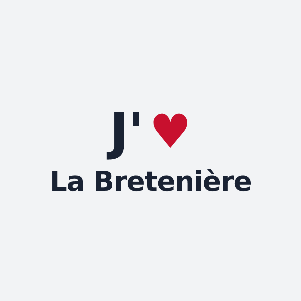 Poster personnalisé La Bretenière — design J'aime La Bretenière