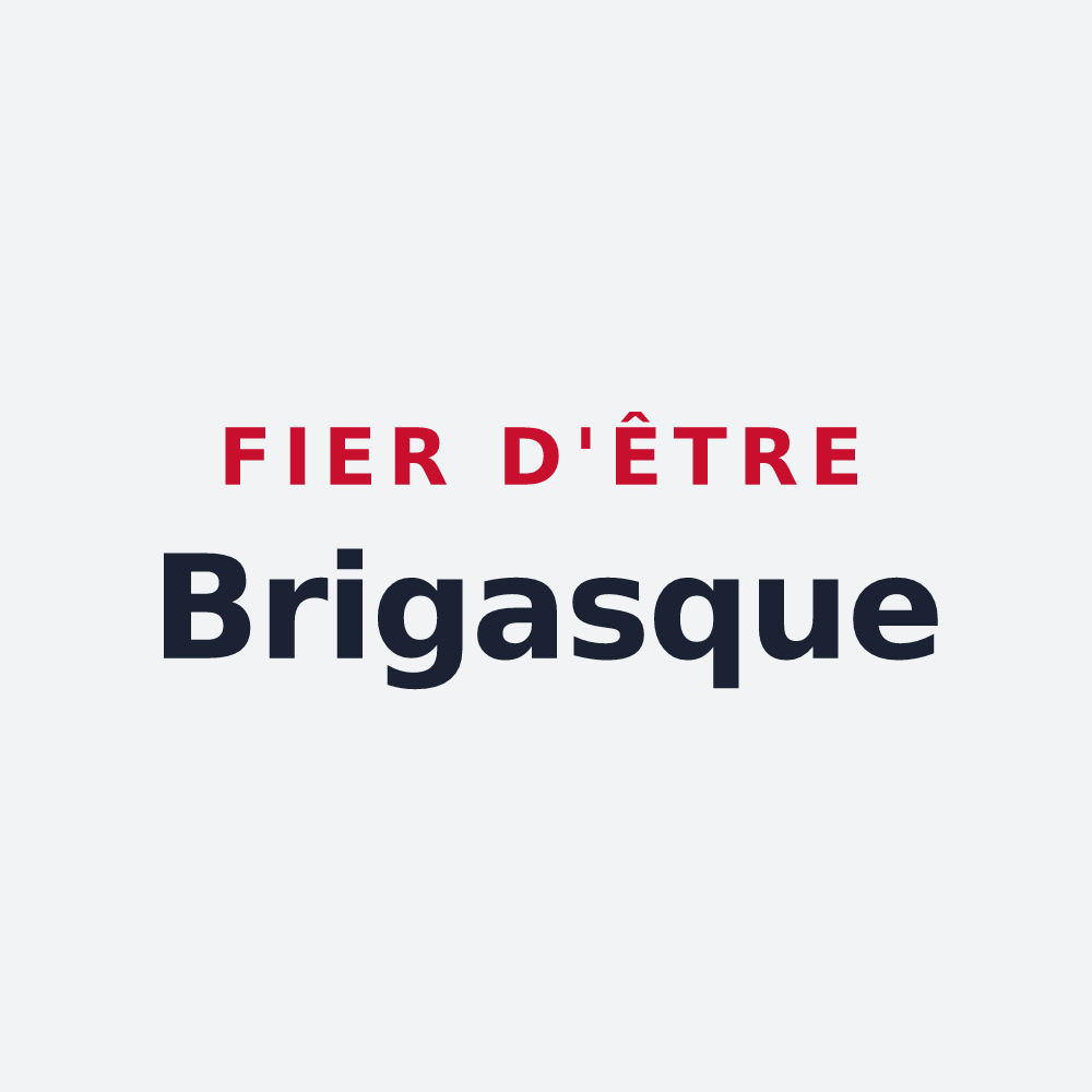 Poster « Fier d'être Brigasque » — design pour La Brigue