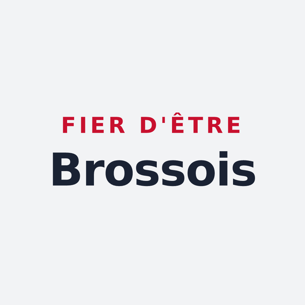 Poster « Fier d'être Brossois » — design pour La Brosse-Montceaux