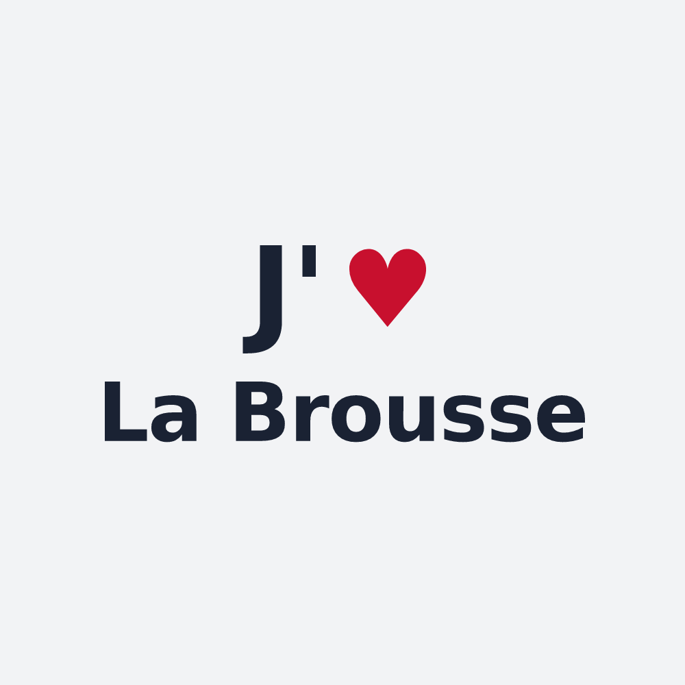 Poster personnalisé La Brousse — design J'aime La Brousse