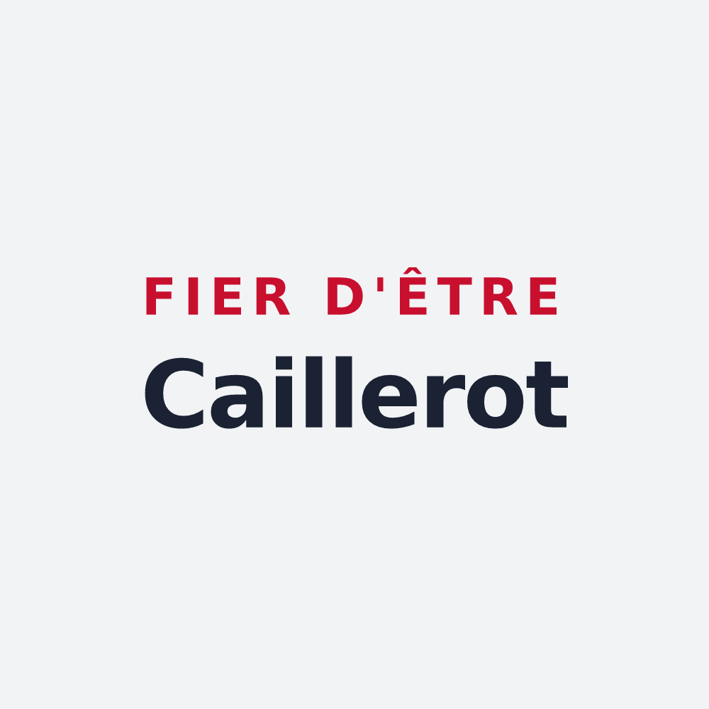 Poster « Fier d'être Caillerot » — design pour La Caillère-Saint-Hilaire