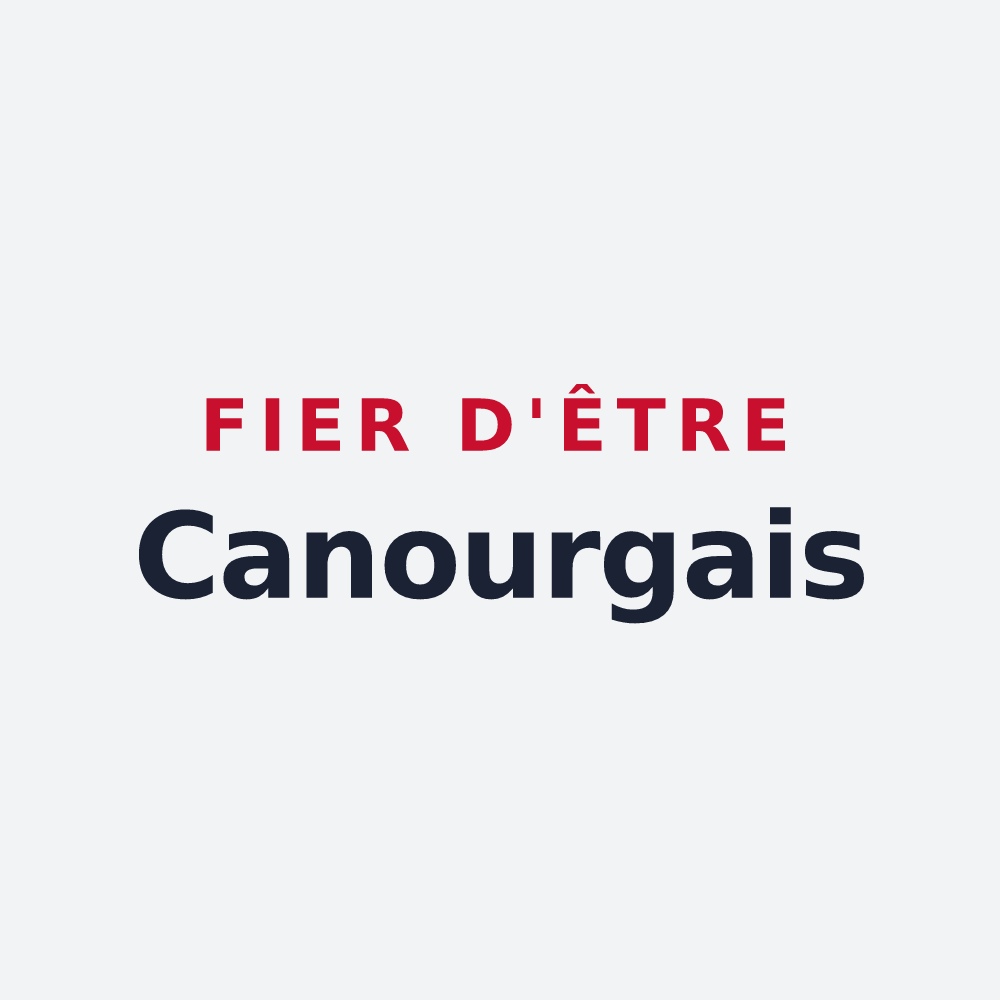 Poster « Fier d'être Canourgais » — design pour La Canourgue