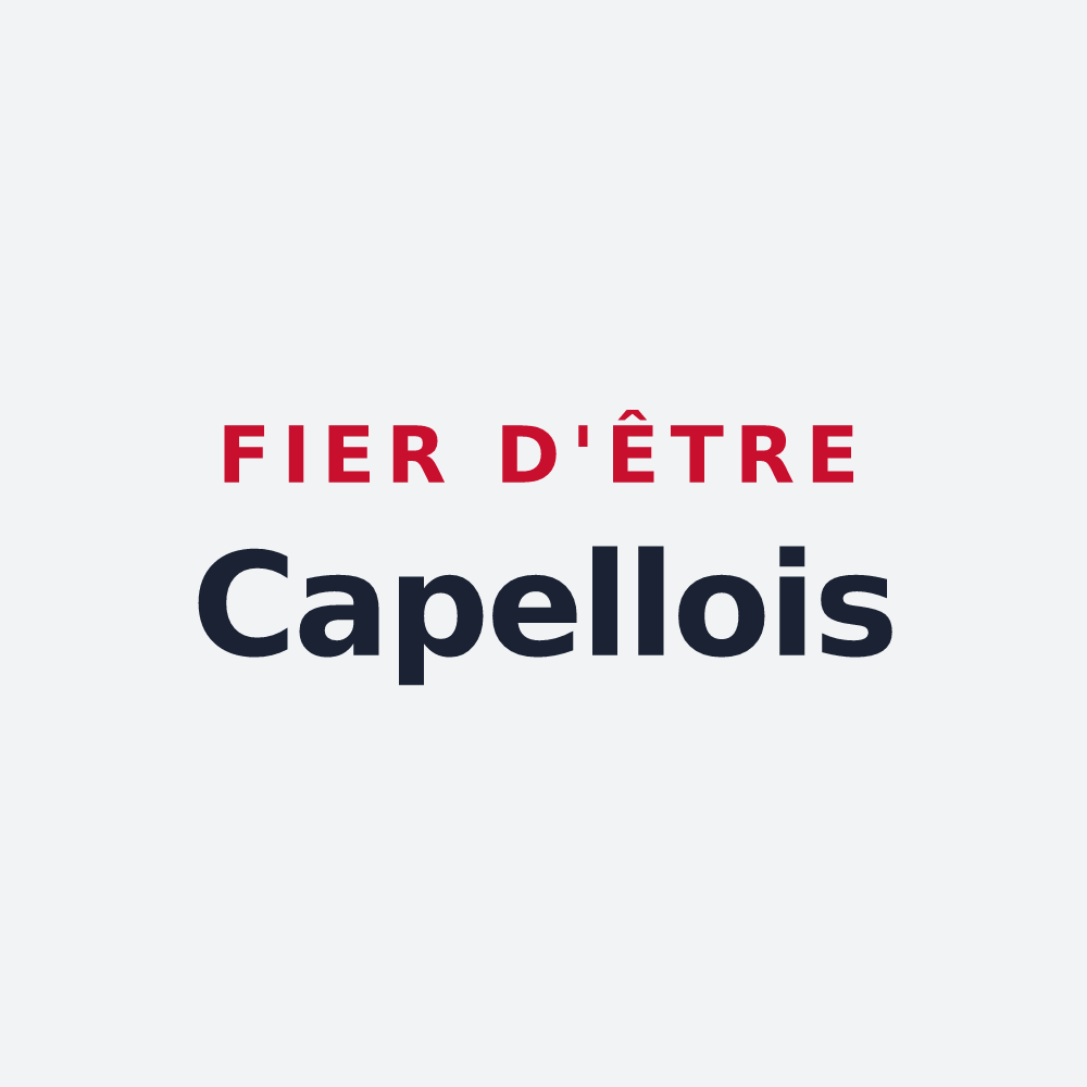 Poster « Fier d'être Capellois » — design pour La Capelle