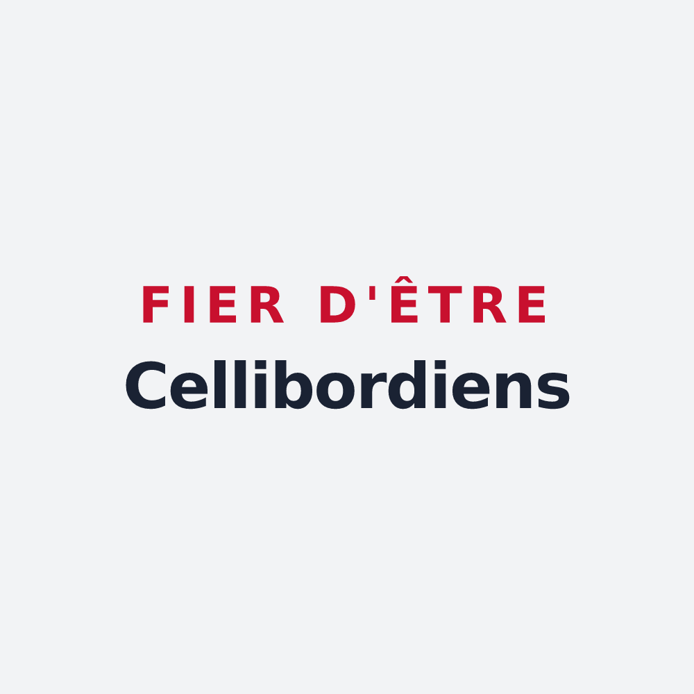 Poster « Fier d'être Cellibordiens » — design pour La Celle-les-Bordes