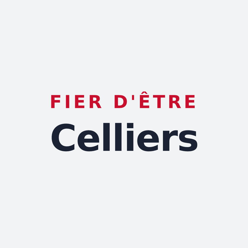 Poster « Fier d'être Celliers » — design pour La Celle-sous-Chantemerle