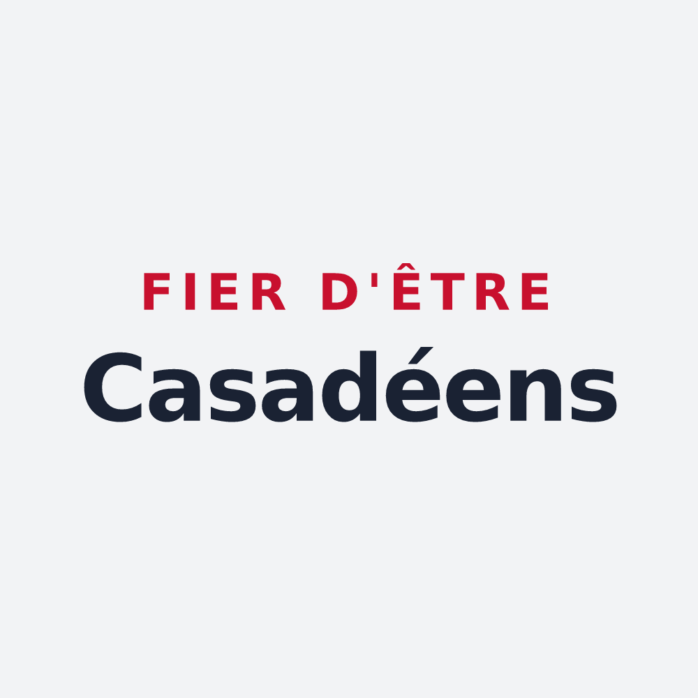 Poster « Fier d'être Casadéens » — design pour La Chaise-Dieu