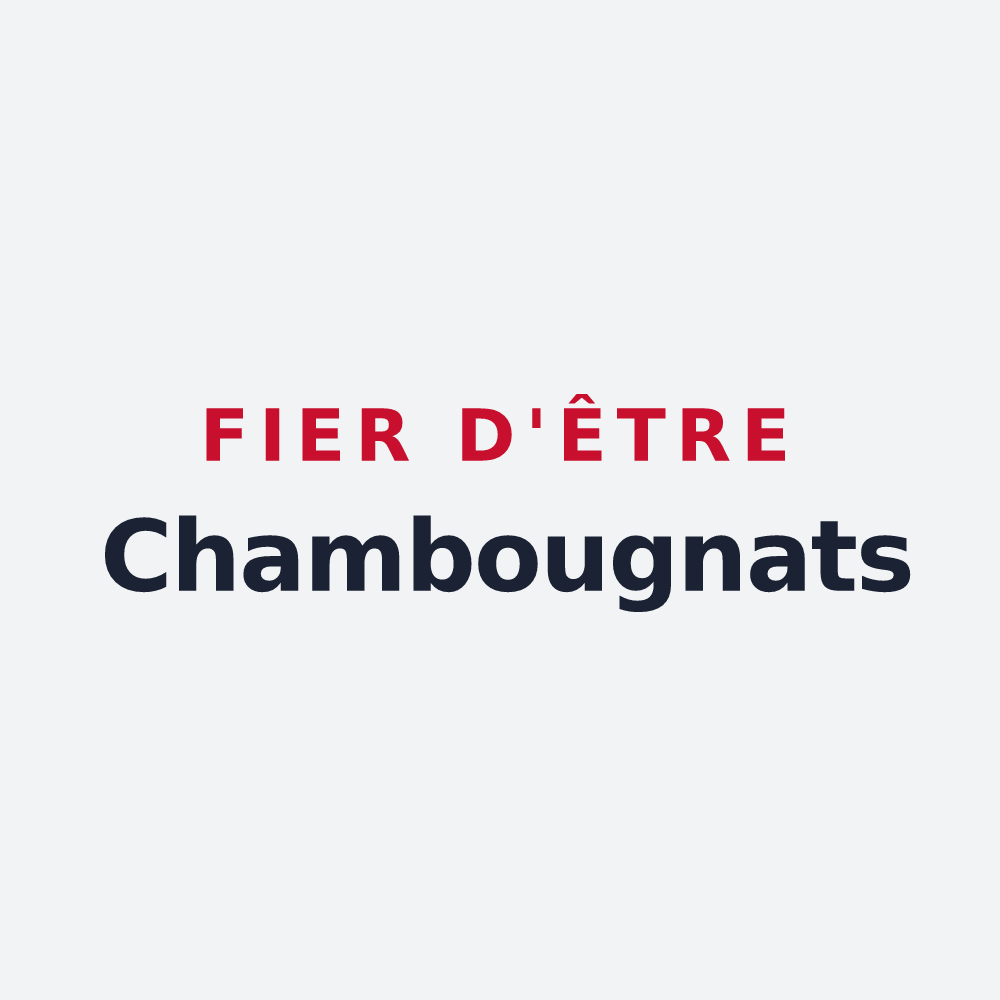 Poster « Fier d'être Chambougnats » — design pour La Chambonie