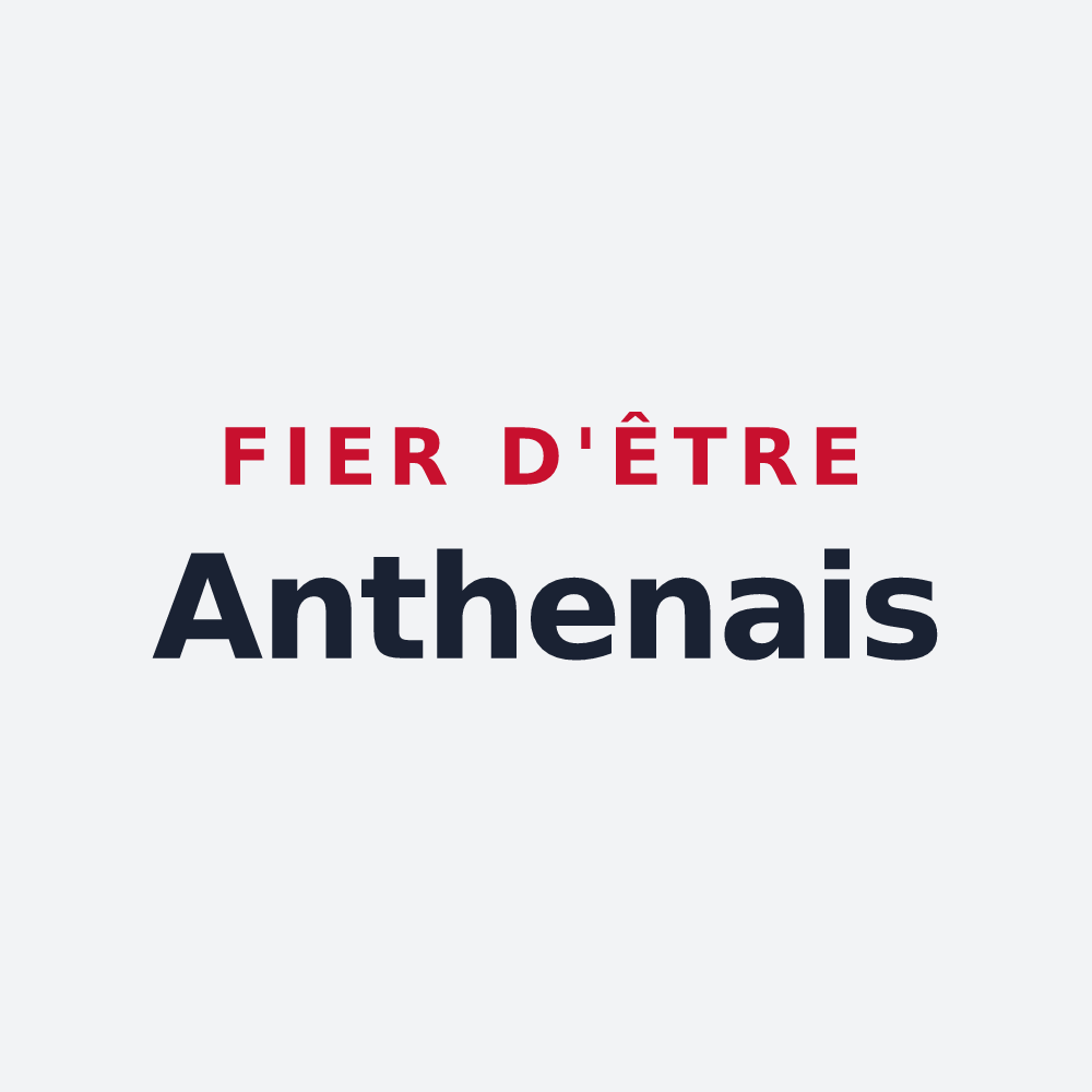 Poster « Fier d'être Anthenais » — design pour La Chapelle-Anthenaise