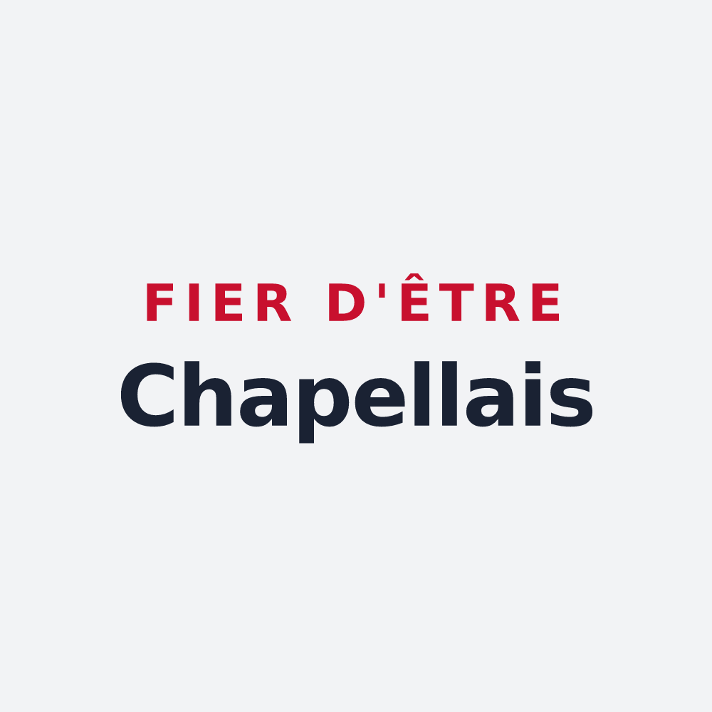 Poster « Fier d'être Chapellais » — design pour La Chapelle-Bayvel