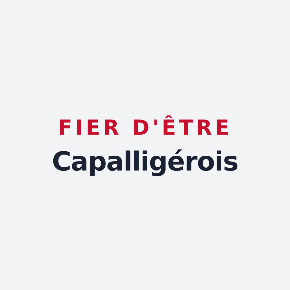Poster « Fier d'être Capalligérois » — design pour La Chapelle-Iger