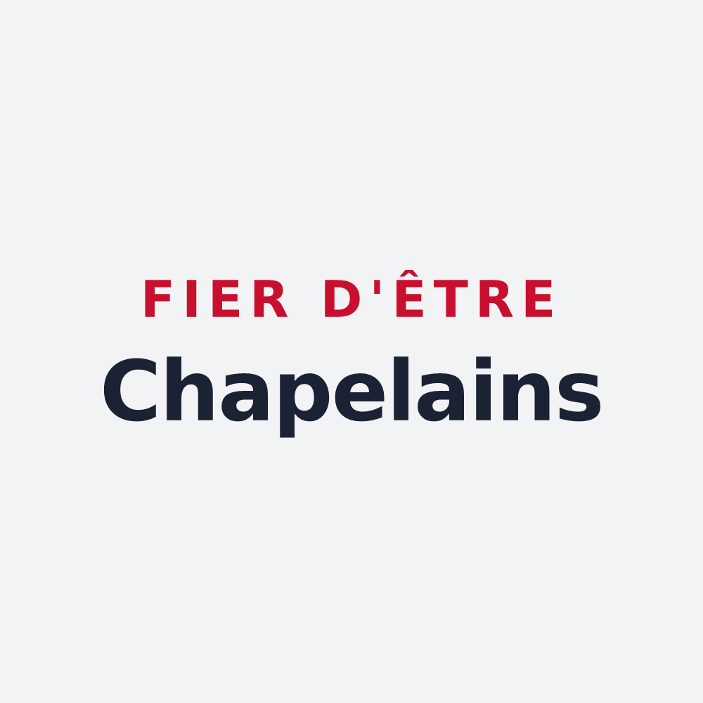 Poster « Fier d'être Chapelains » — design pour La Chapelle-Saint-Luc