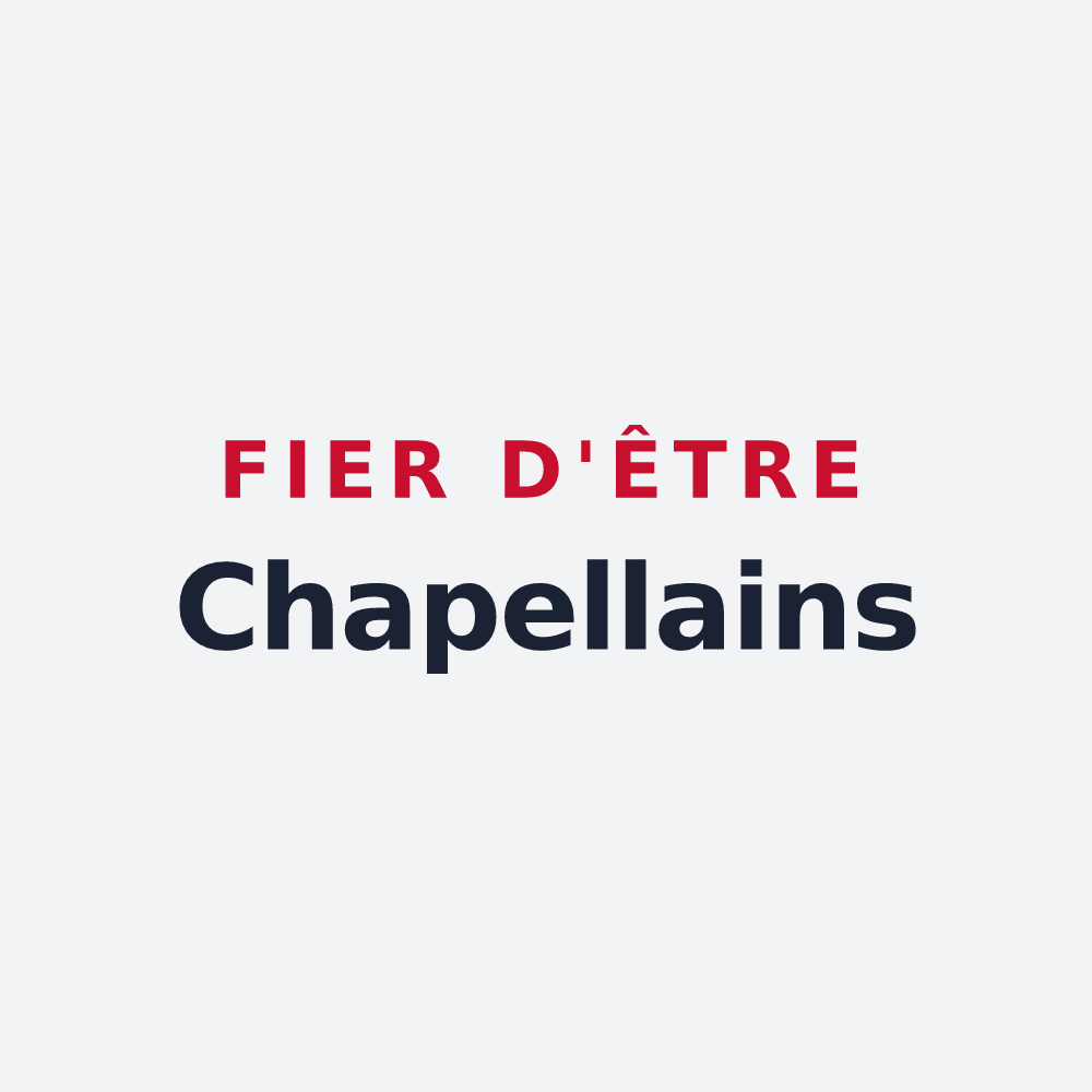 Poster « Fier d'être Chapellains » — design pour La Chapelle-Saint-Maurice