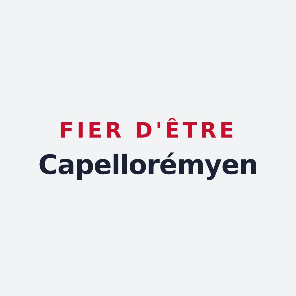 Poster « Fier d'être Capellorémyen » — design pour La Chapelle-Saint-Rémy